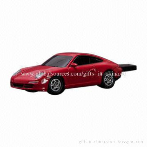 Car USB Flash Drive, Customized Imprinted Logos or Shapes Welcomed, Free Samples Supply